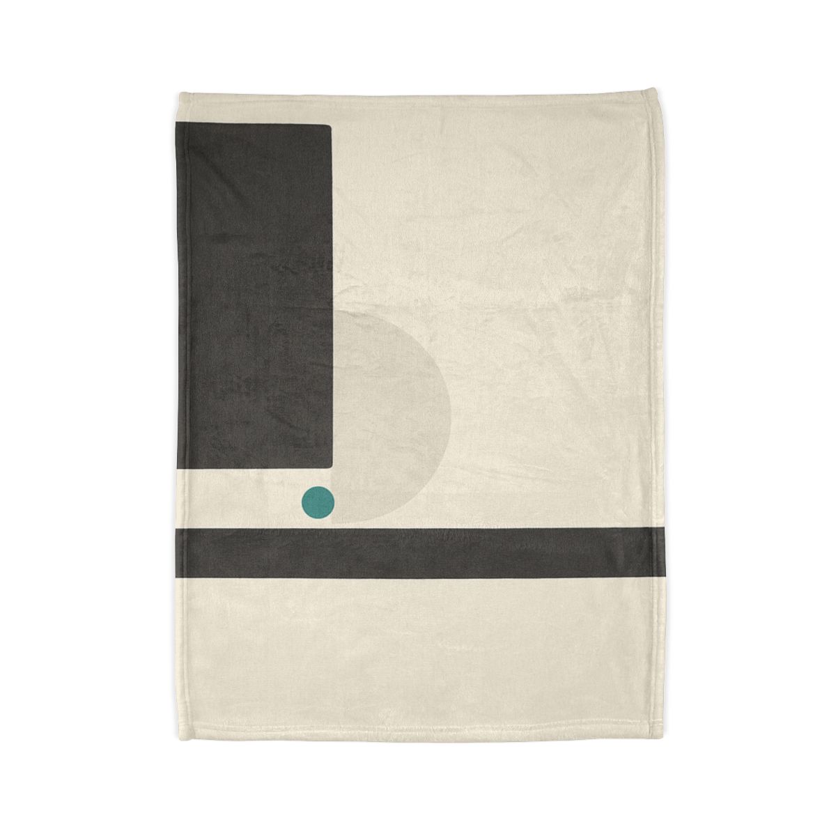 Quiet Triad With Offset Arc trendy patterned blankets