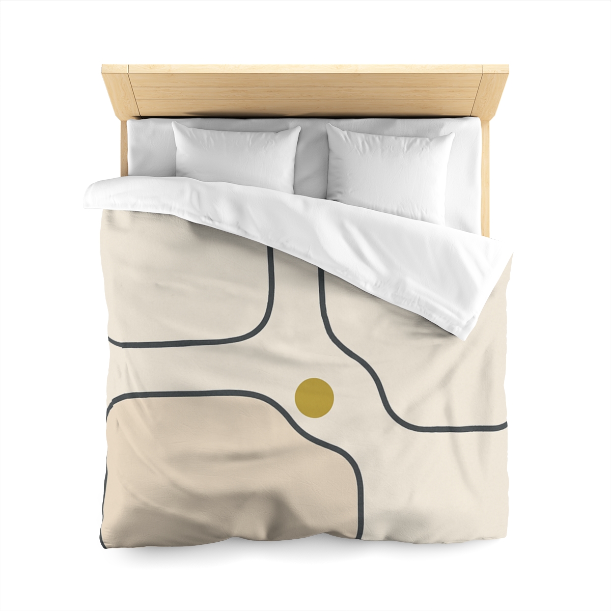 Quiet Triad With Open Center trendy bedroom duvets