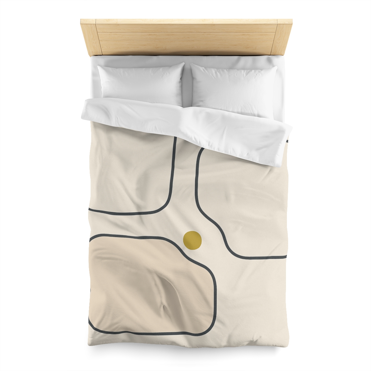 Quiet Triad With Open Center trendy bedroom duvets