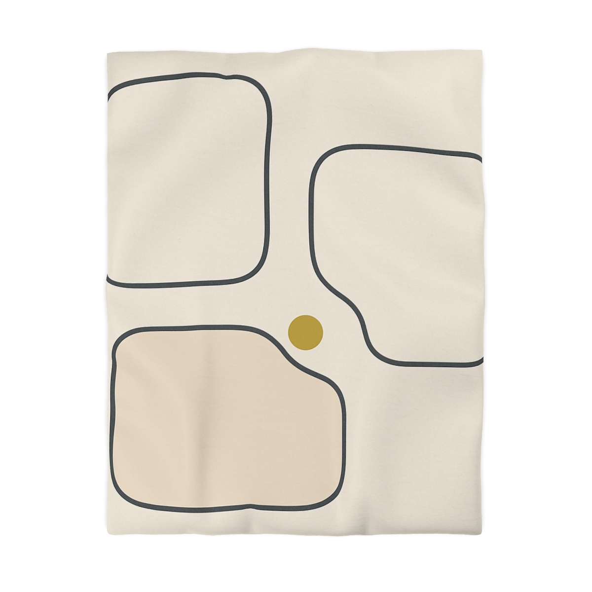 Quiet Triad With Open Center trendy bedroom duvets