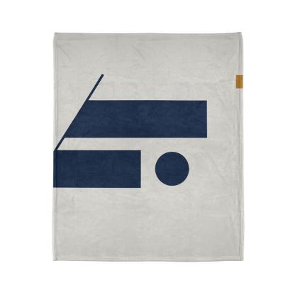 Quiet Triad With Split Column designer printed blankets