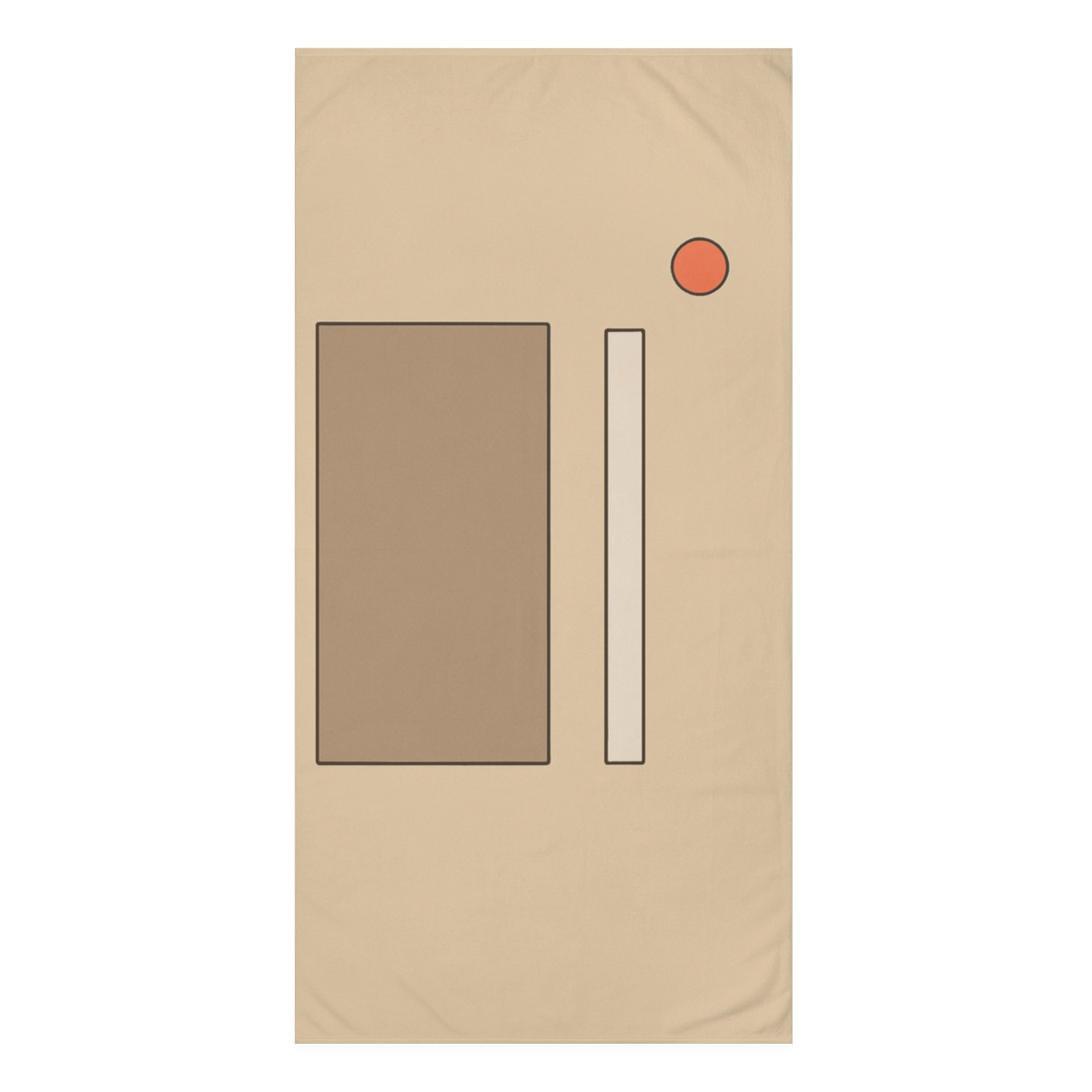 Quiet Trio On Wide Field trendy hand towels