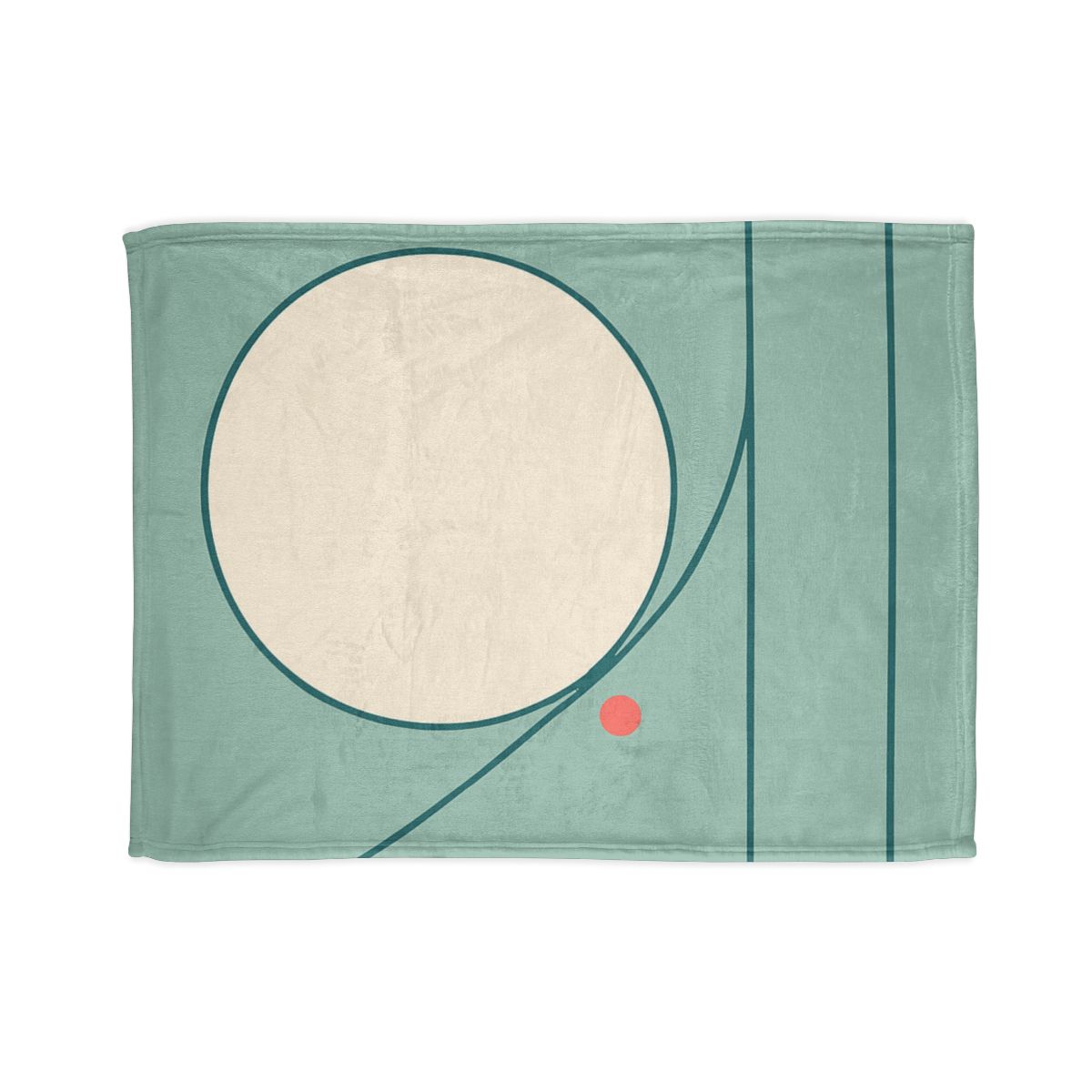 Quiet Trio With Offset Arc soft fleece blankets