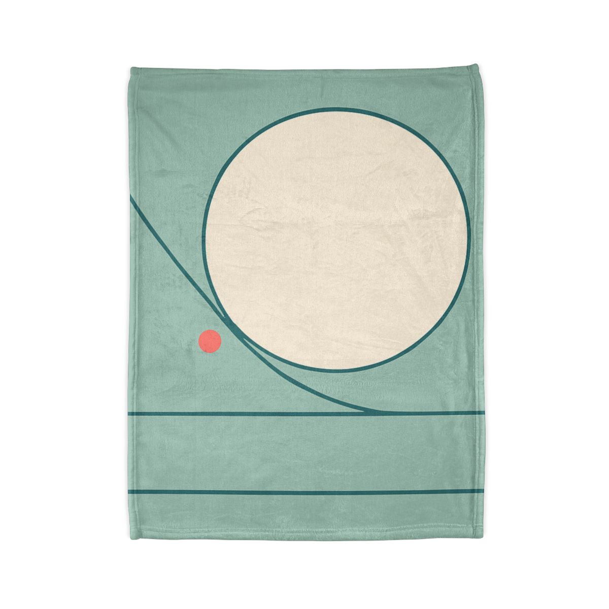 Quiet Trio With Offset Arc soft fleece blankets