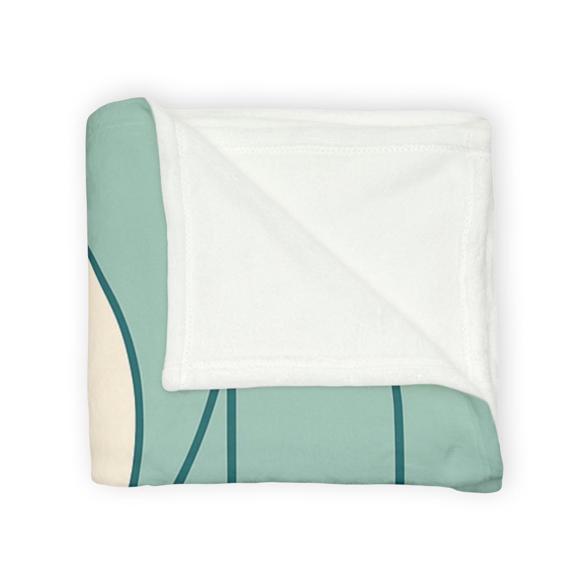 Quiet Trio With Offset Arc soft fleece blankets