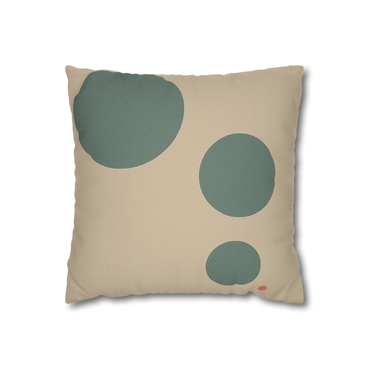 Quiet Triplet Of Offset Circles personalized pillow covers