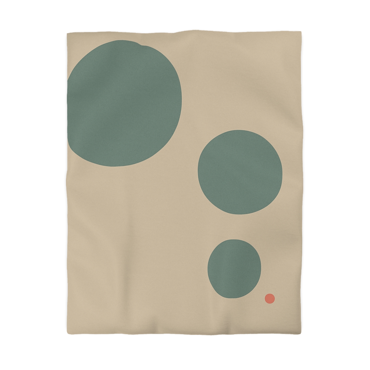 Quiet Triplet Of Offset Circles soft comforter duvets