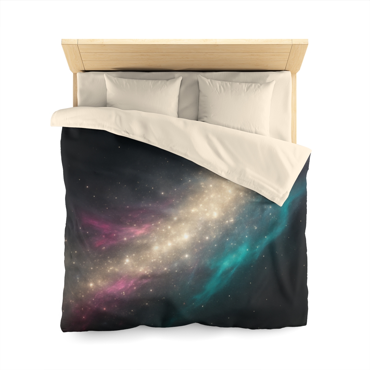 Radiant Flux Starstream personalized bedding duvets