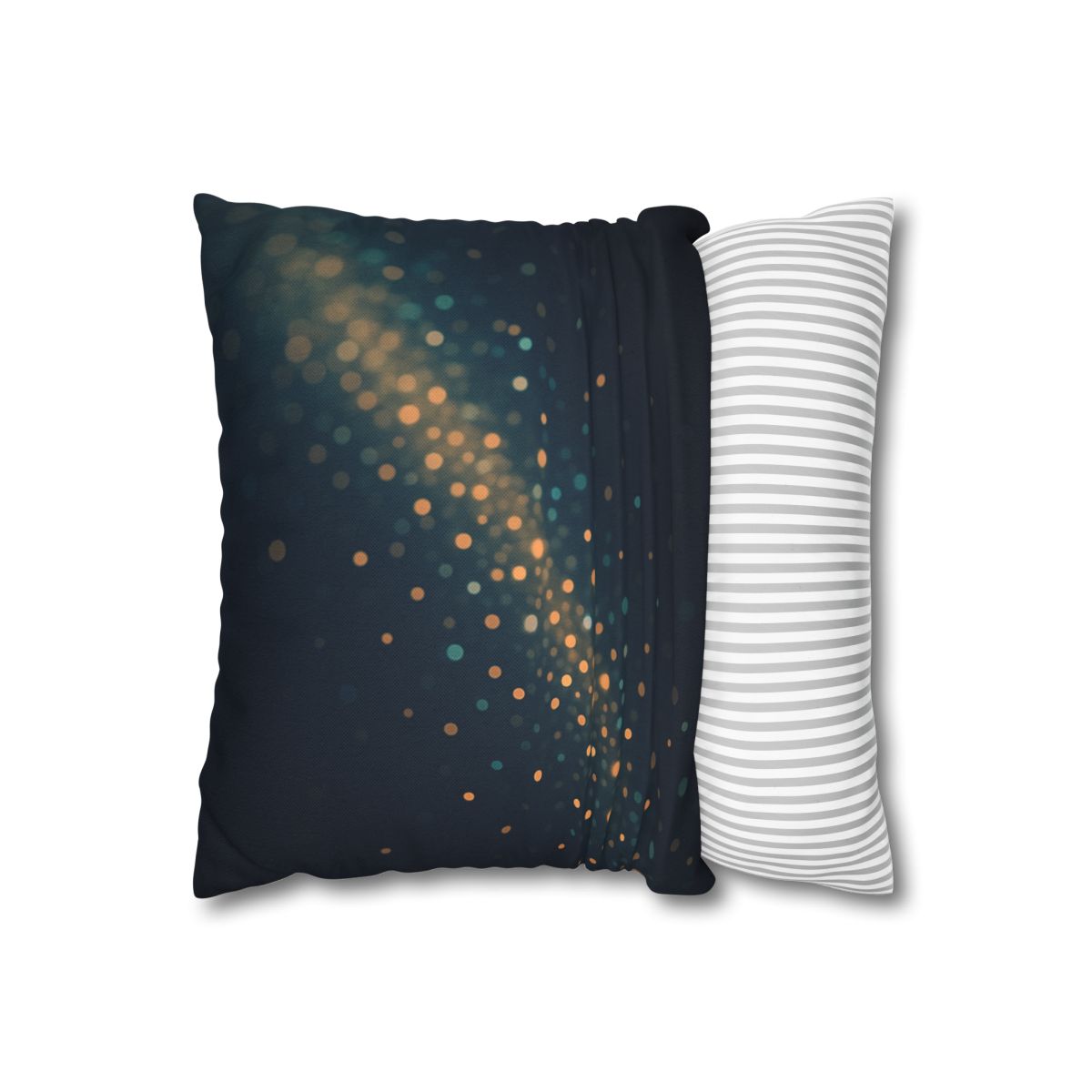 Radiant Particle Drift designer print pillow cases