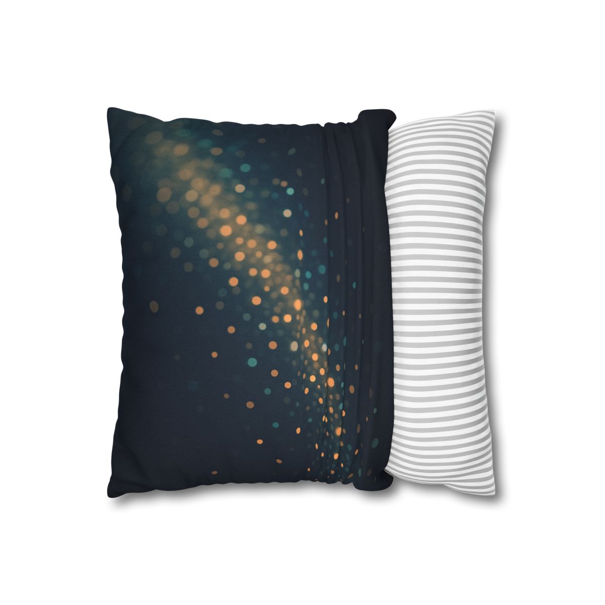 Radiant Particle Drift designer print pillow cases