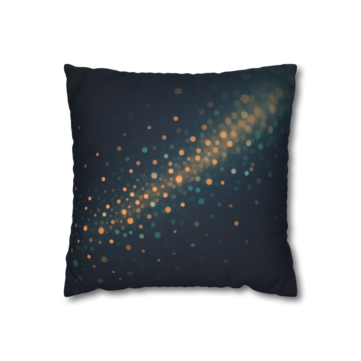 Radiant Particle Drift designer print pillow cases