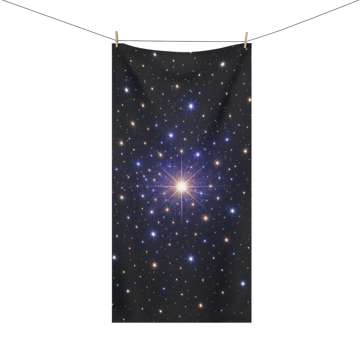 Radiant Pulse Constellation decorative home towelscustom towels