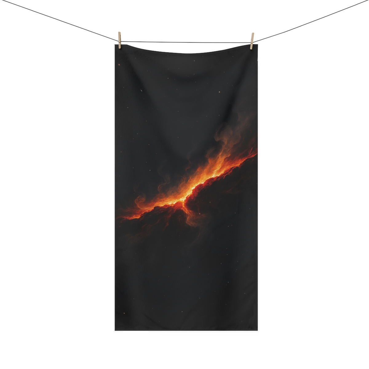 Radiant Rift Horizon decorative home towelscustom towels