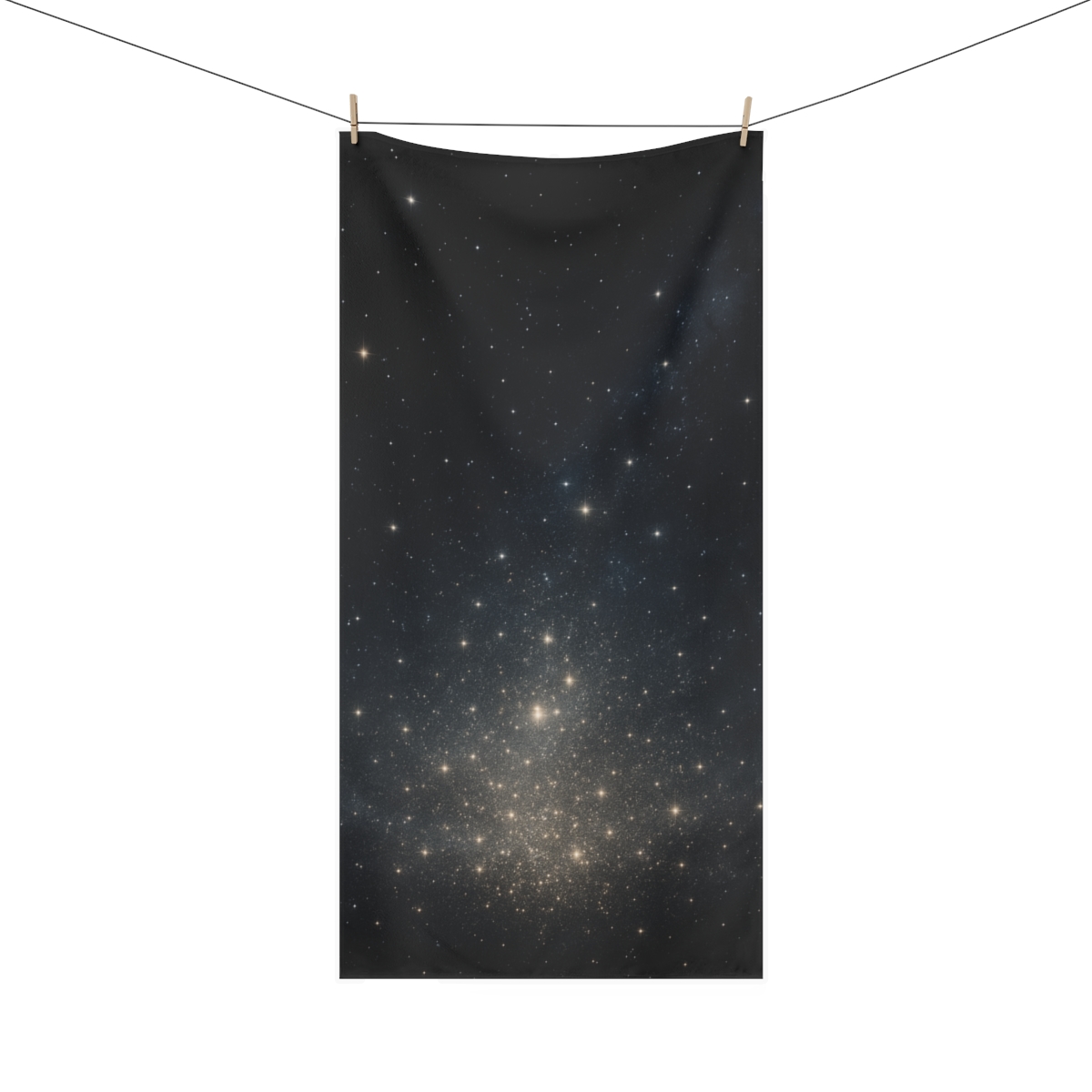 Radiant Star Field Aura stylish beach towels