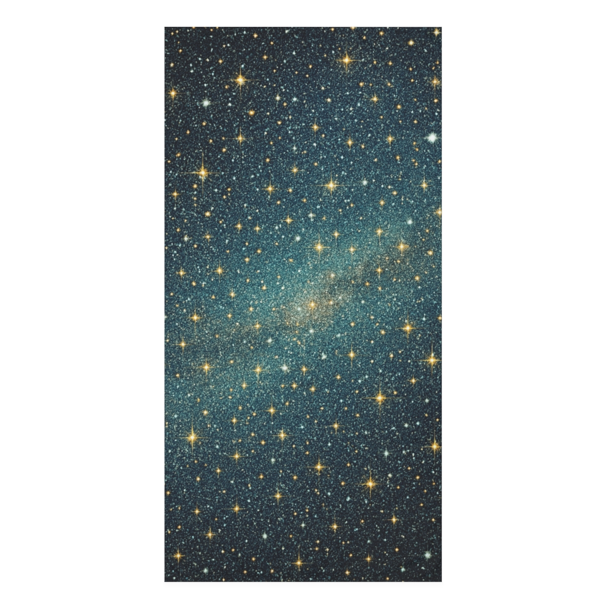 Radiant Star Field Mosaic decorative home towelscustom towels