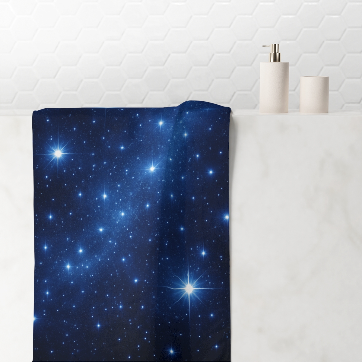 Radiant Star Field stylish beach towels