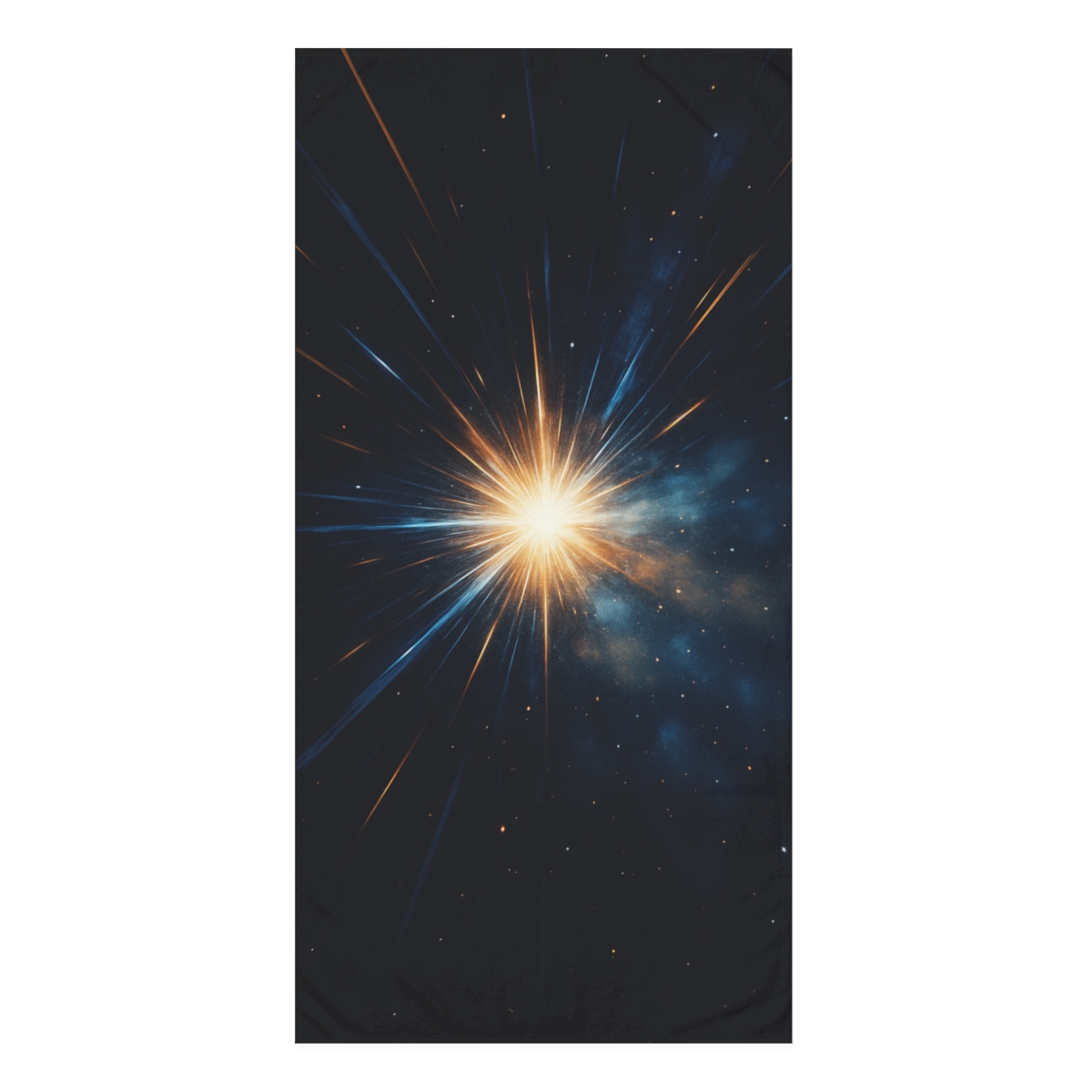 Radiant Starburst Driftfield personalized bath towels