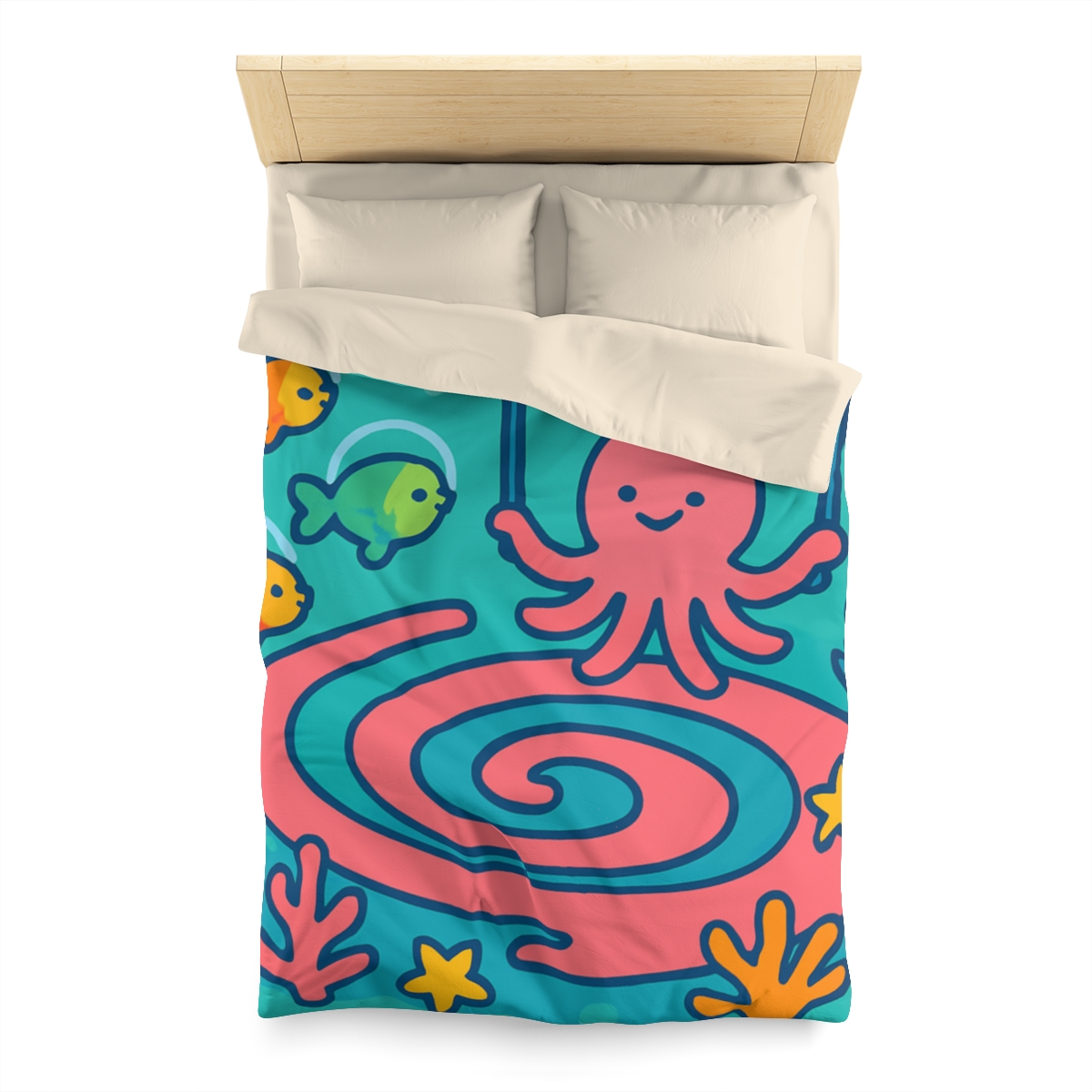 Rainbow Reef Planet Parade warm winter duvets