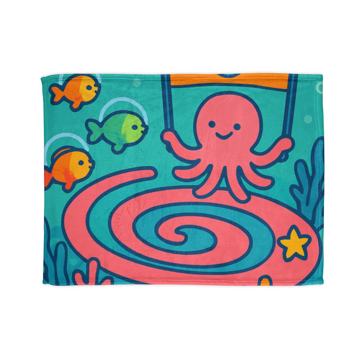 Rainbow Reef Planet Parade warm winter blankets