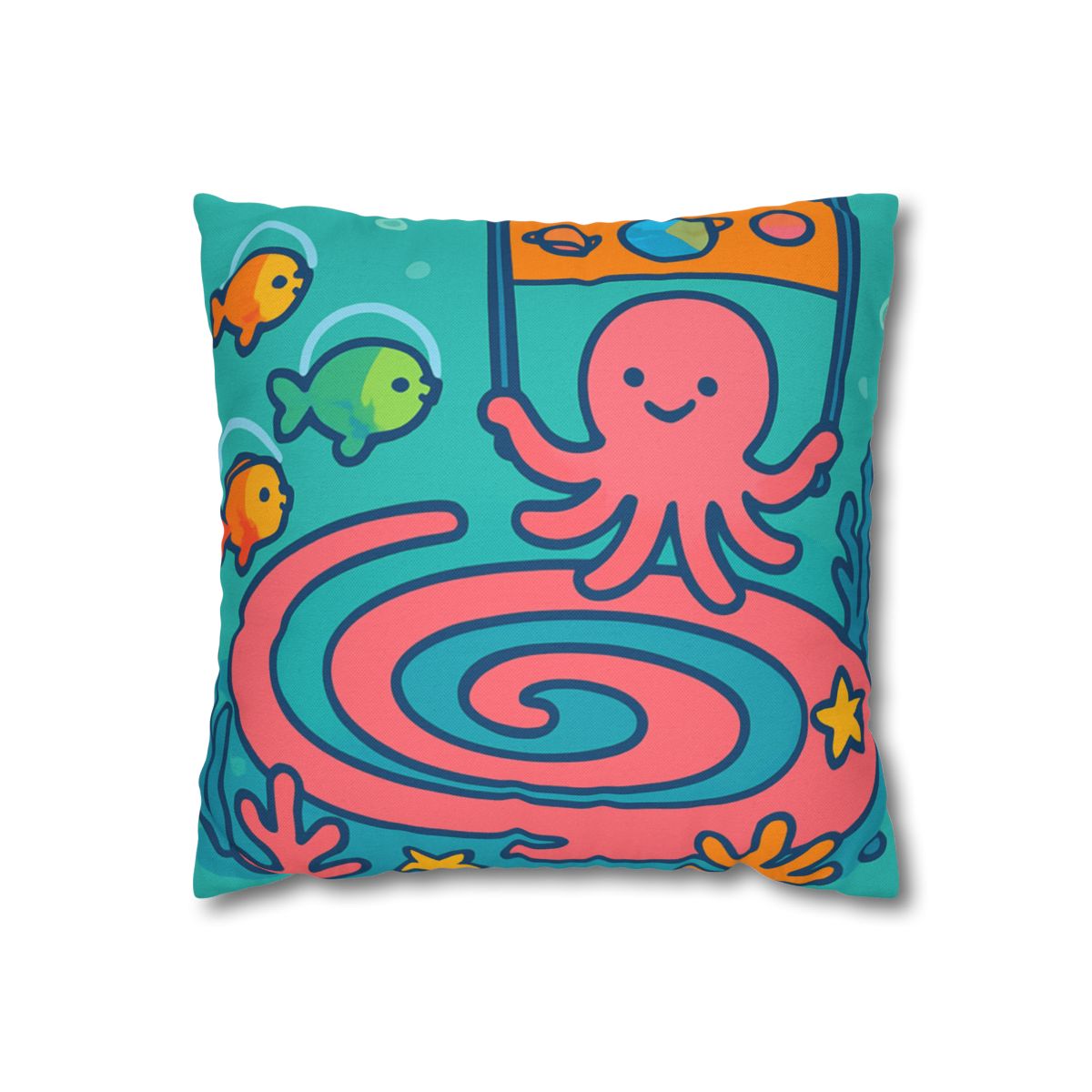 Rainbow Reef Planet Parade comfortable bedding pillow covers