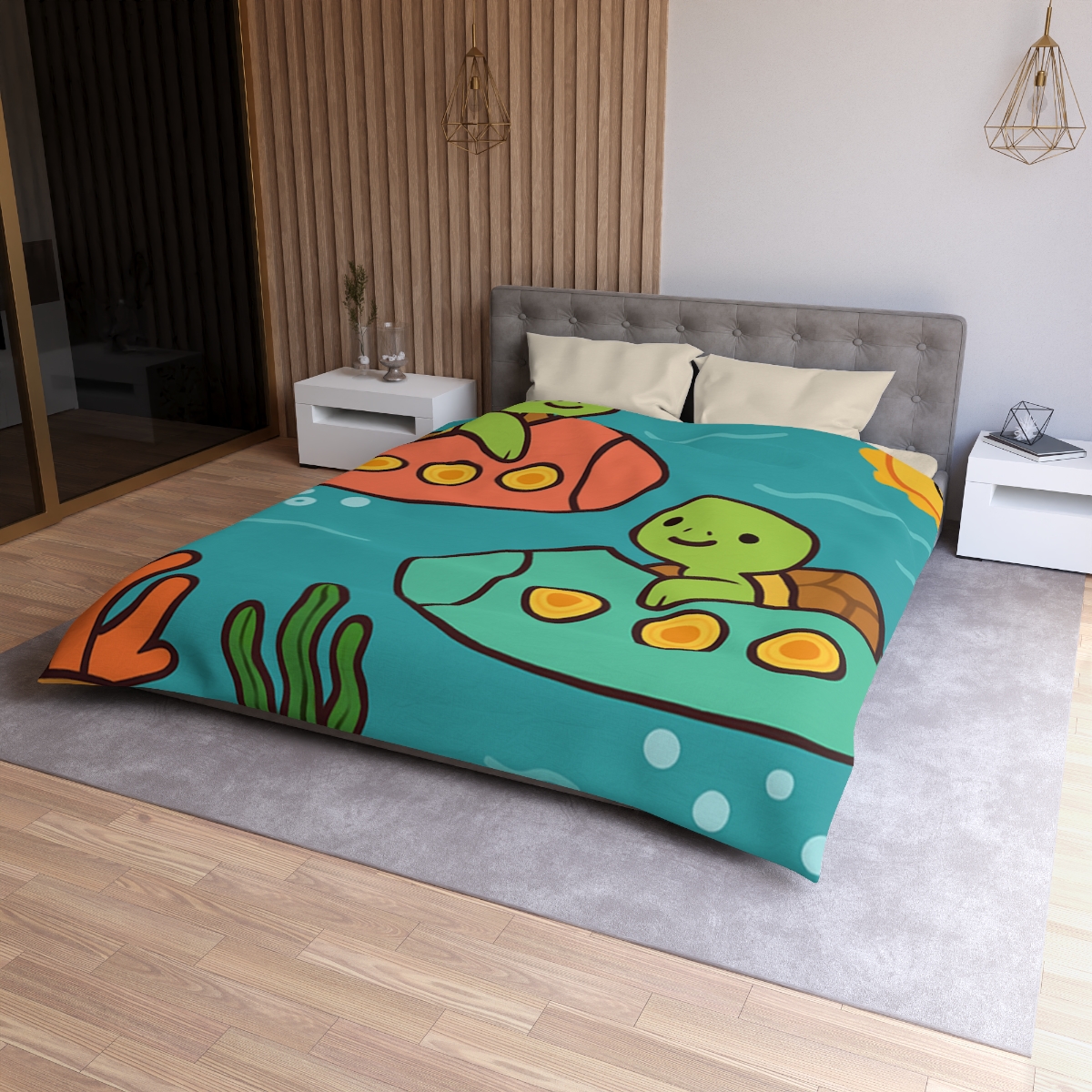 Rainbow Reef Rocket Race duvets for gifts