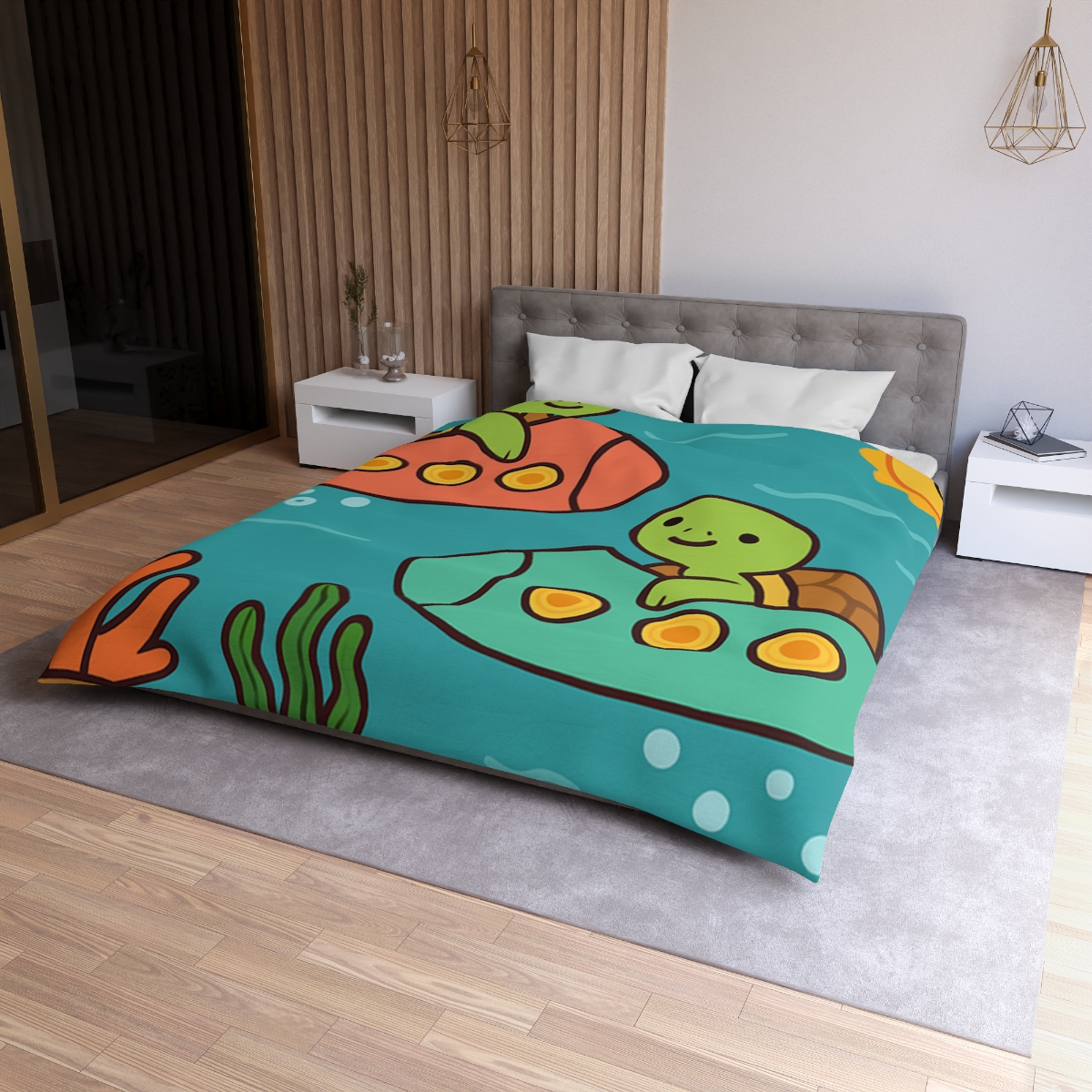 Rainbow Reef Rocket Race duvets for gifts