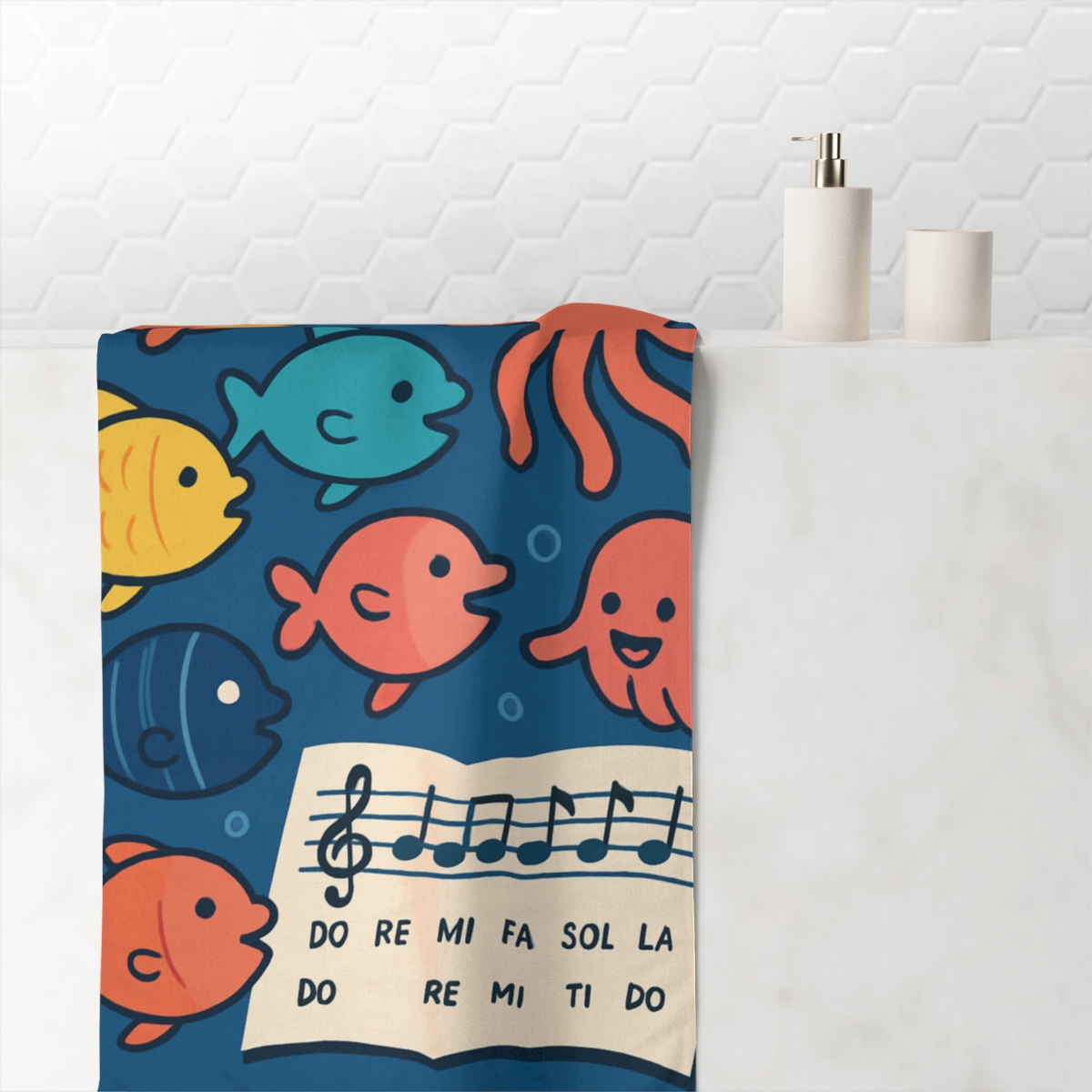 Rainbow Reef Singers decorative home towelscustom towels