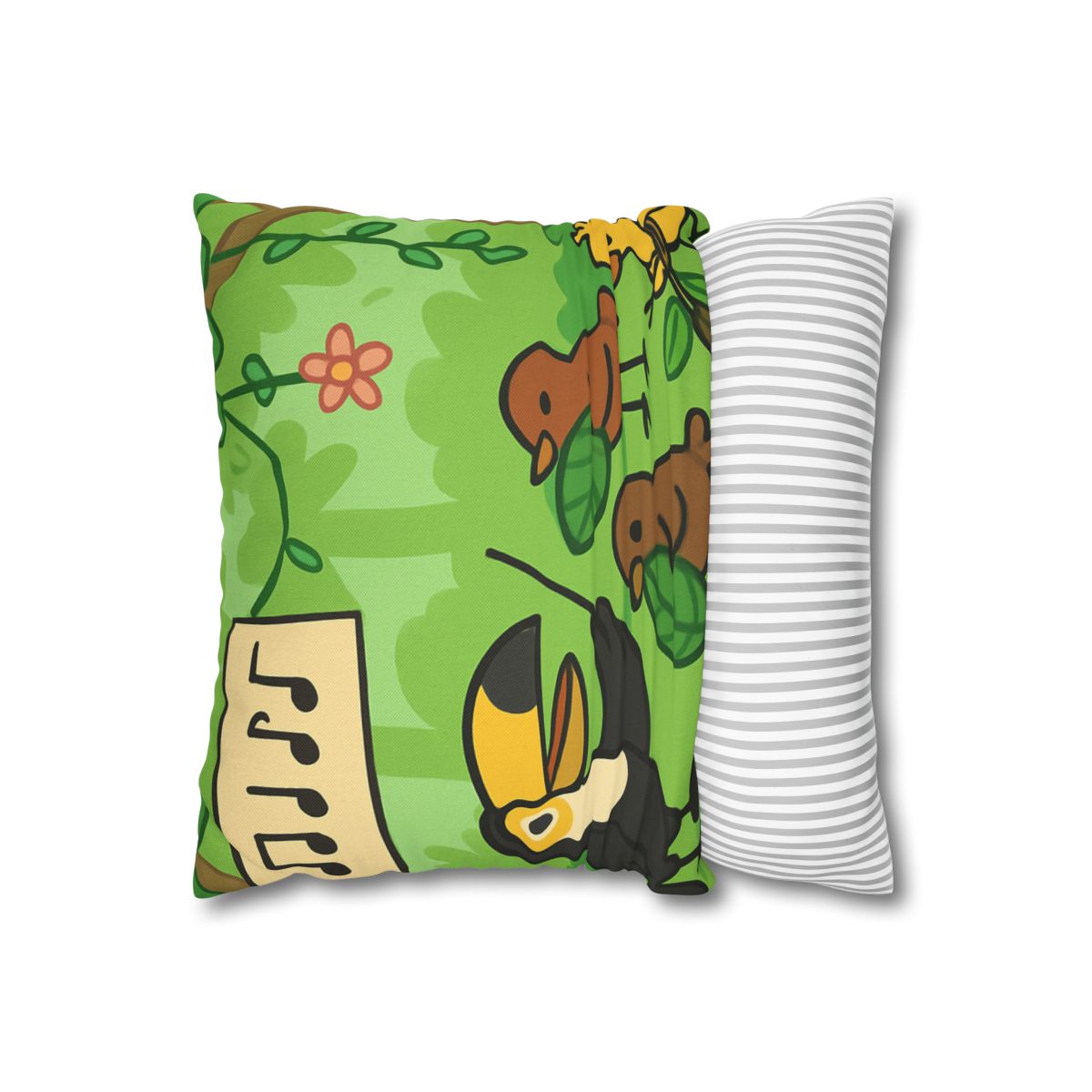 Rainforest Orchestra Of Birds stylish decorative pillowcases