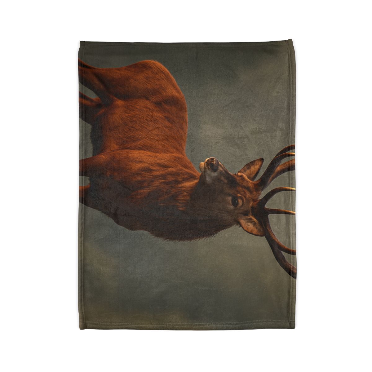 Red Deer Dawn Majesty designer printed blankets