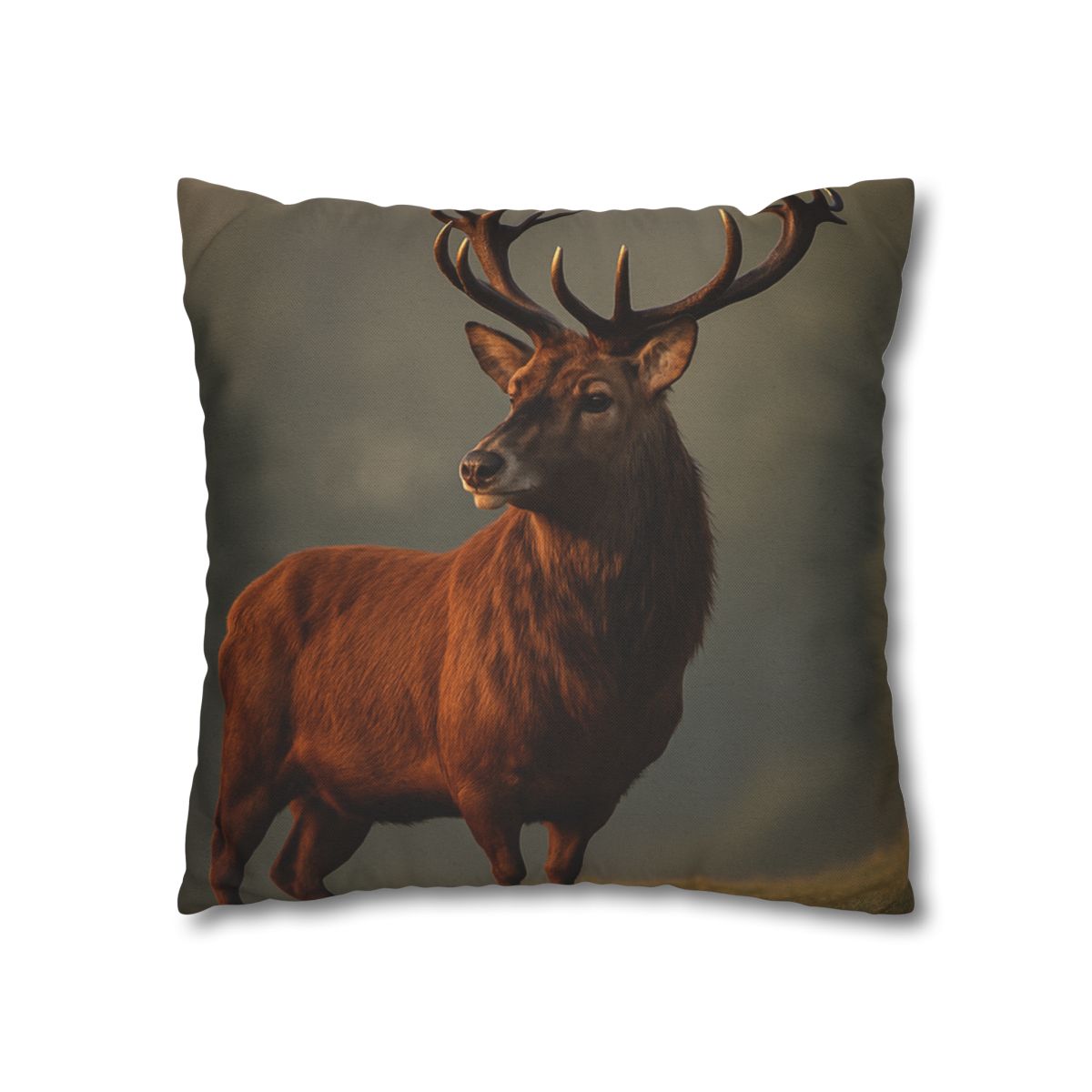 Red Deer Dawn Majesty designer print pillow cases
