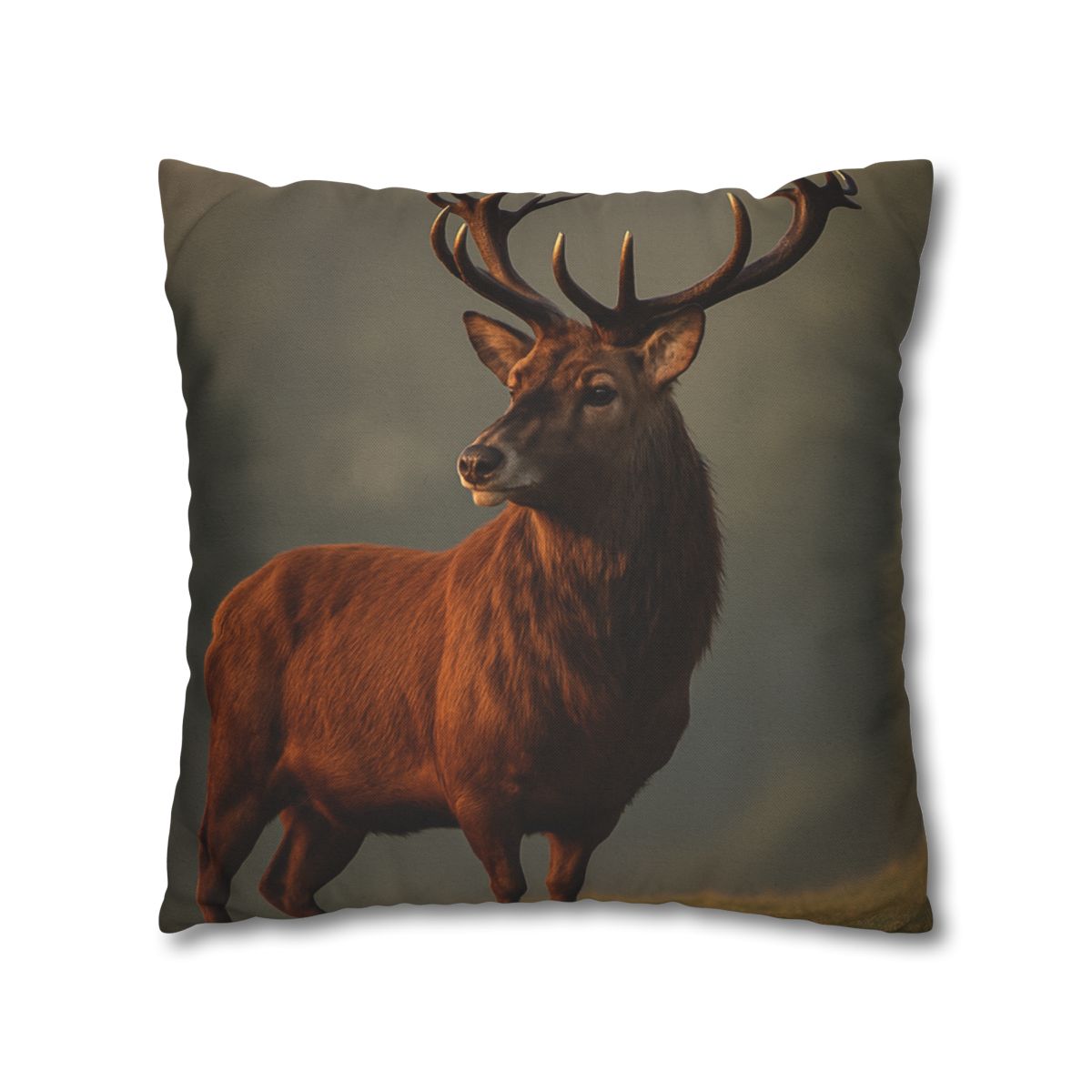 Red Deer Dawn Majesty designer print pillow cases