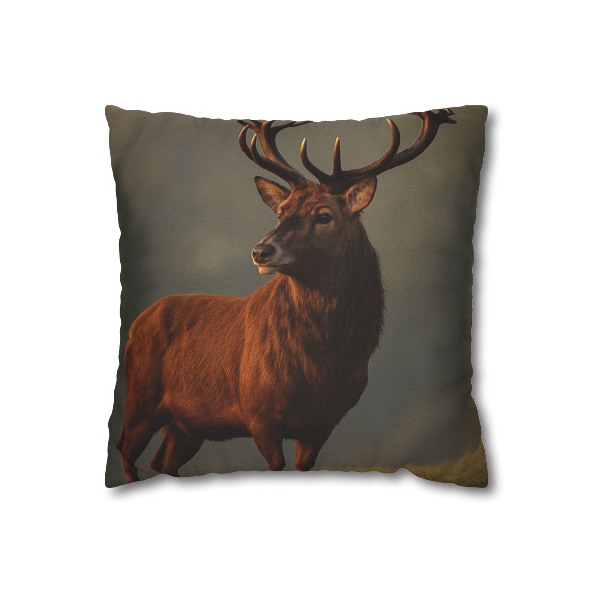 Red Deer Dawn Majesty designer print pillow cases