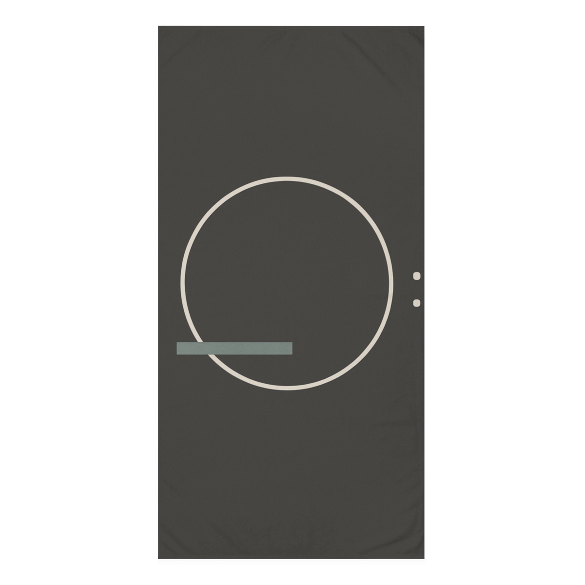 Ring And Bar With Twin Points designer printed towels