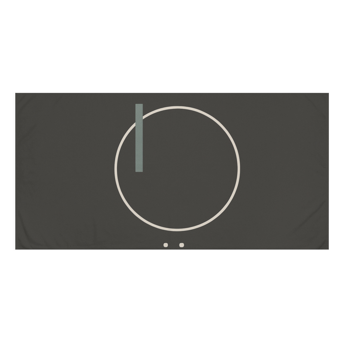 Ring And Bar With Twin Points designer printed towels