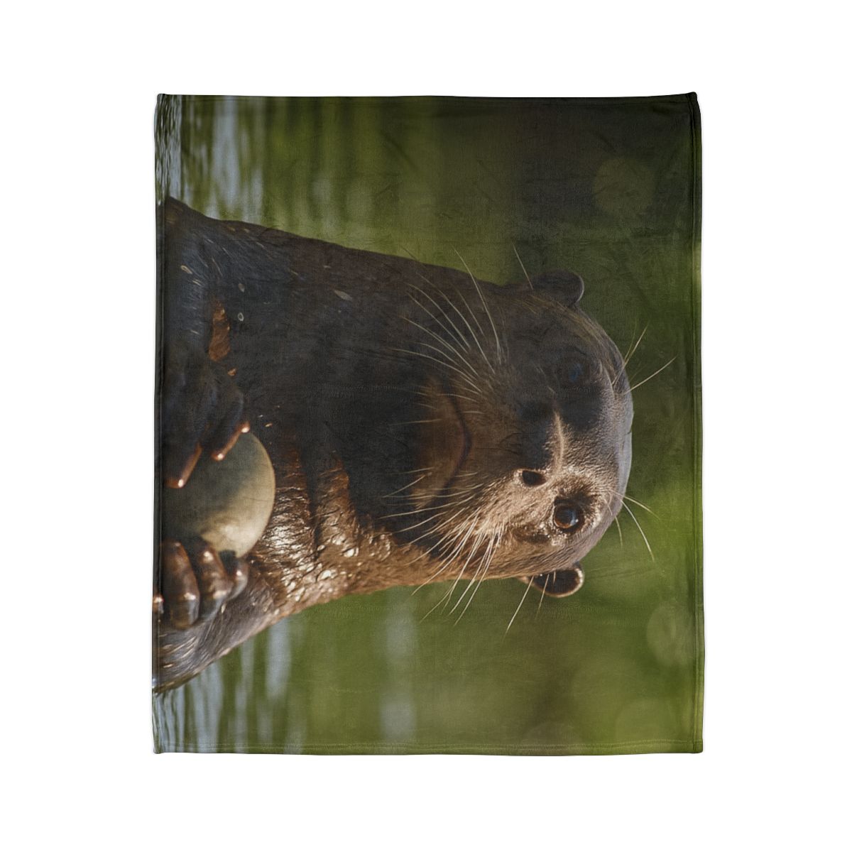 River Drift Giant Otter trendy patterned blankets
