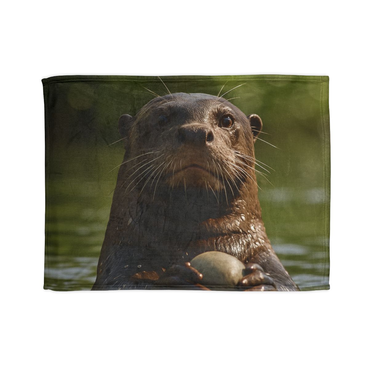 River Drift Giant Otter trendy patterned blankets