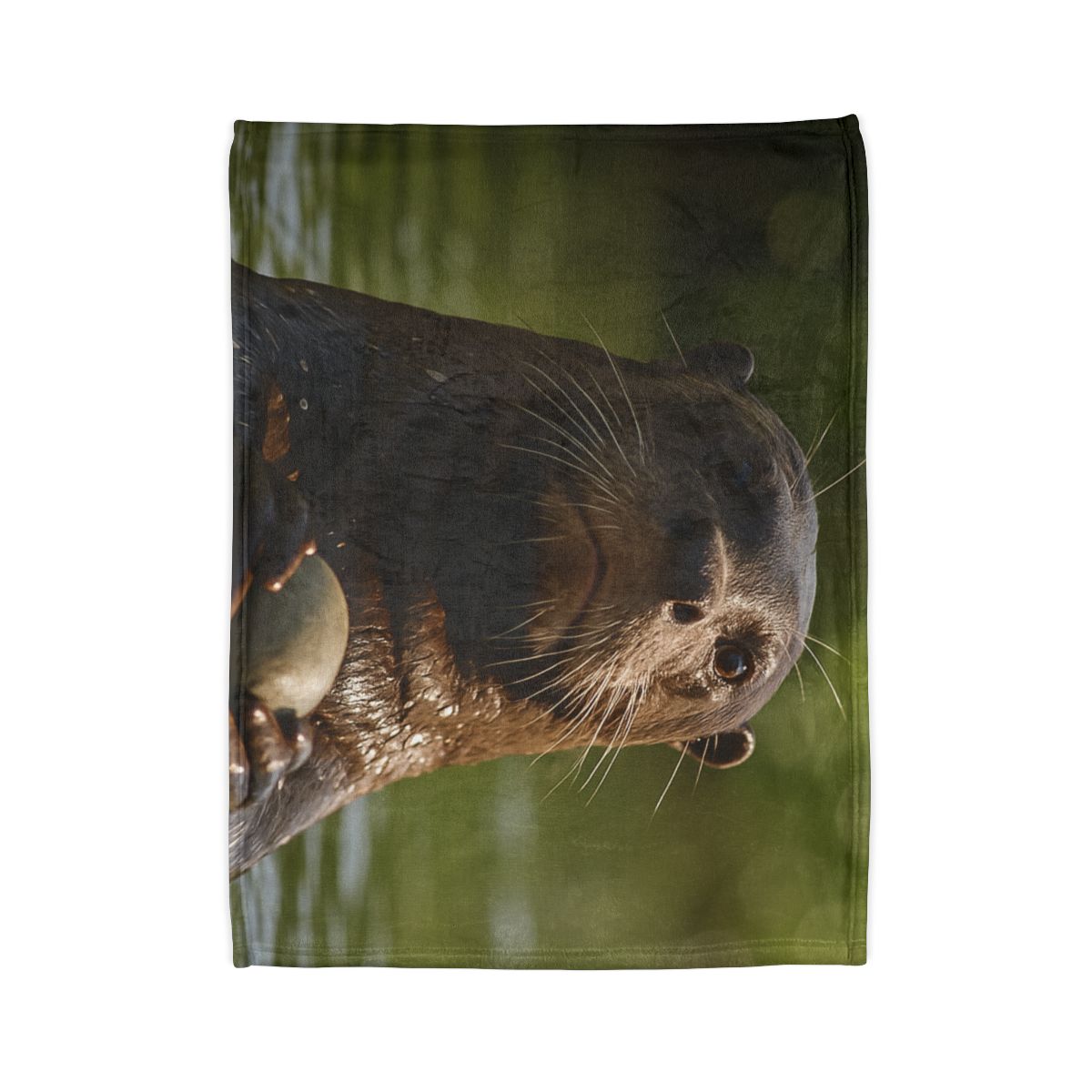 River Drift Giant Otter trendy patterned blankets