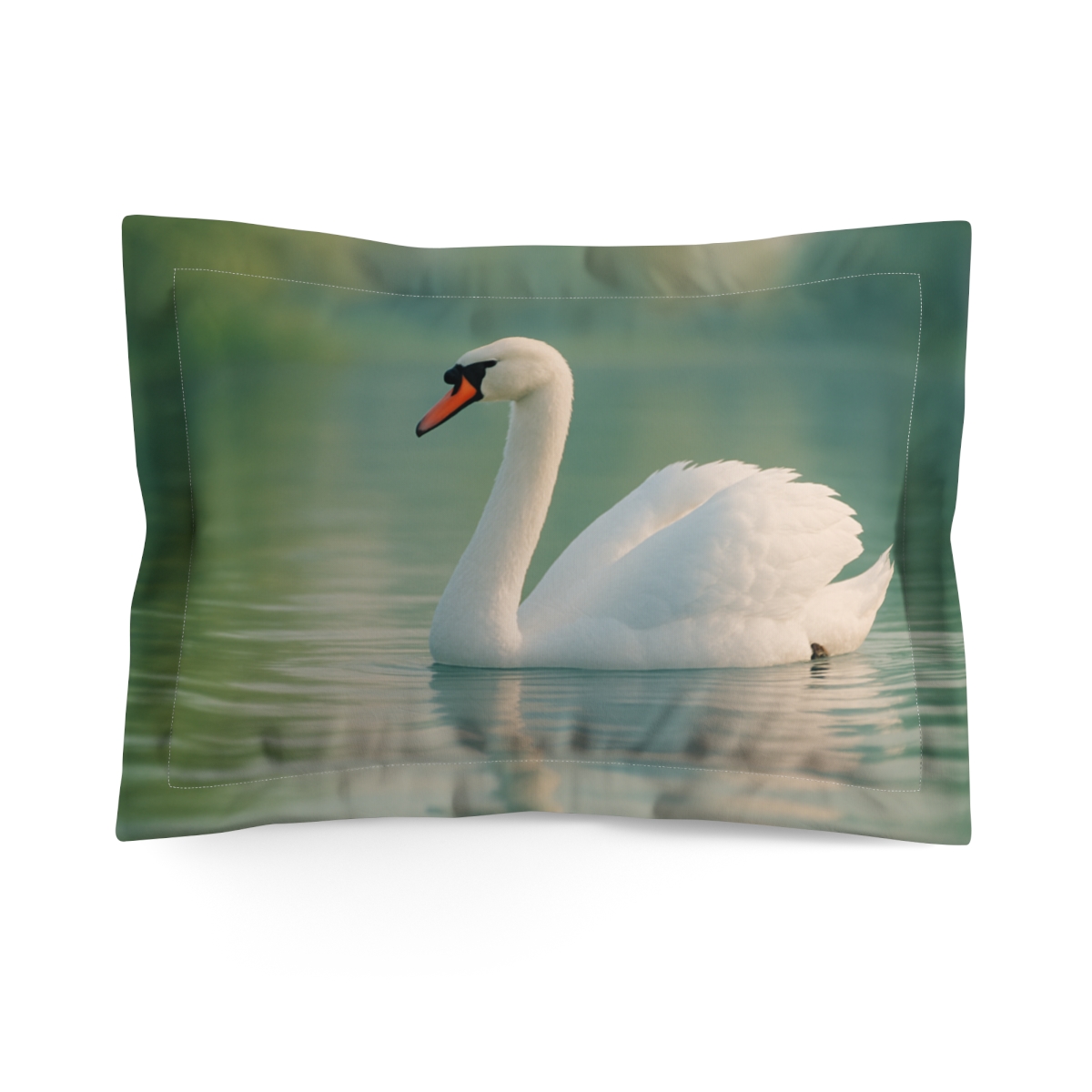 River Grace Swan designer printed pillows