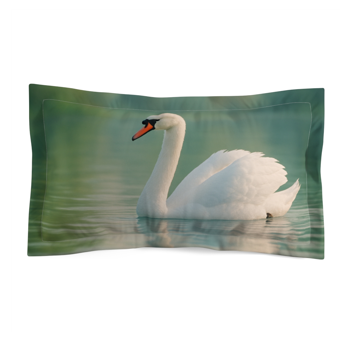 River Grace Swan designer printed pillows