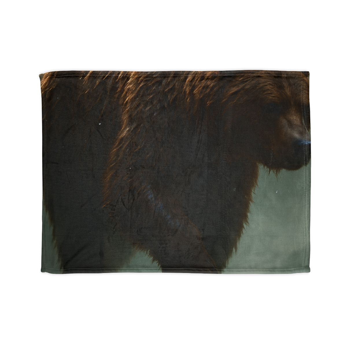 River King Grizzly Bear designer printed blankets