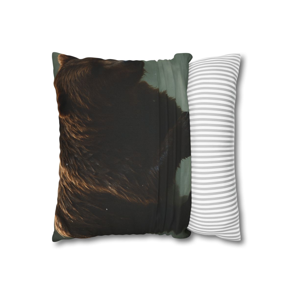 River King Grizzly Bear personalized pillow covers