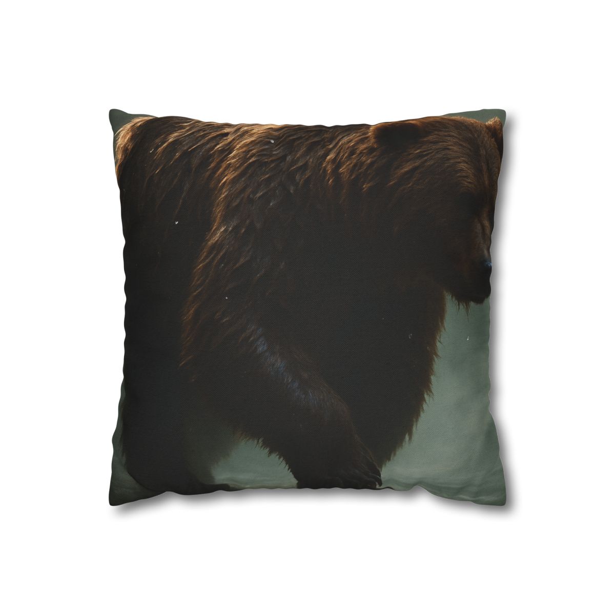 River King Grizzly Bear personalized pillow covers