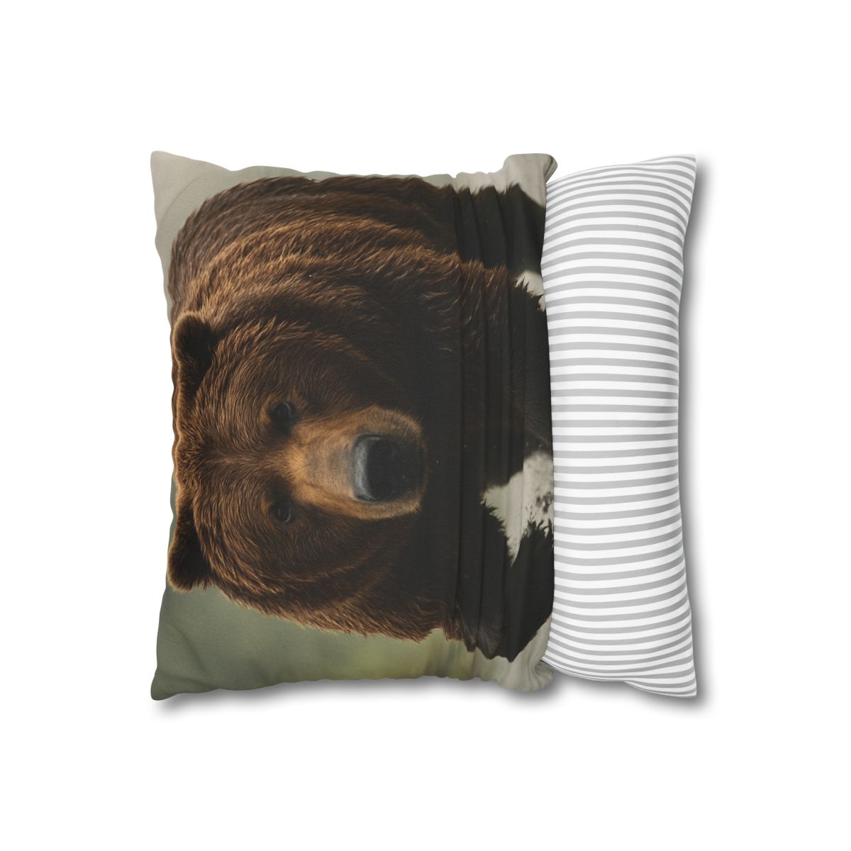 River King Grizzly Bear soft cotton pillow cases