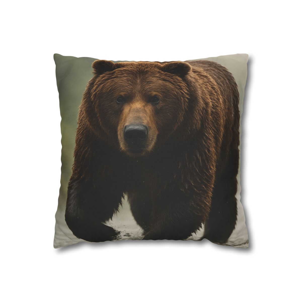 River King Grizzly Bear soft cotton pillow cases