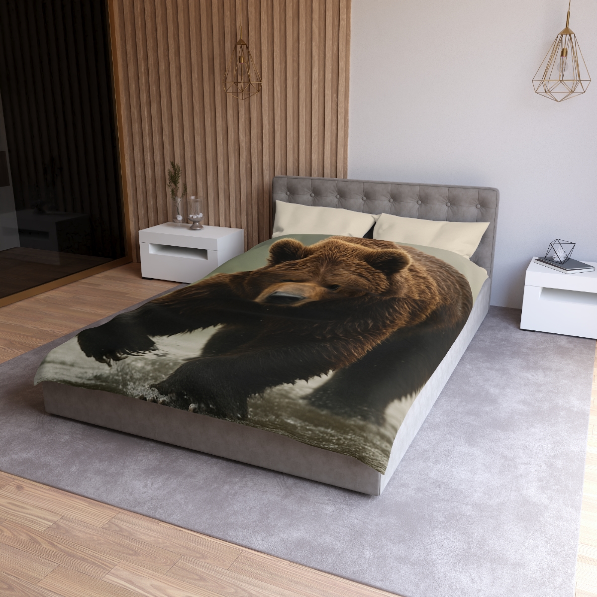 River King Grizzly Bear duvets for gifts