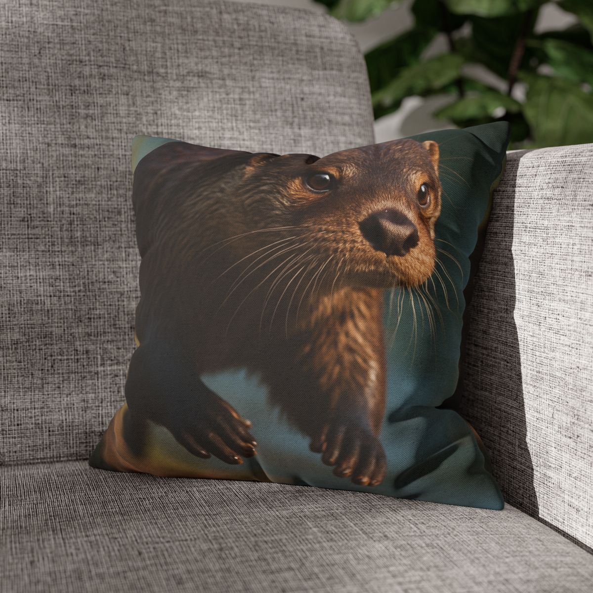 River Sprinter River Otter personalized pillow covers