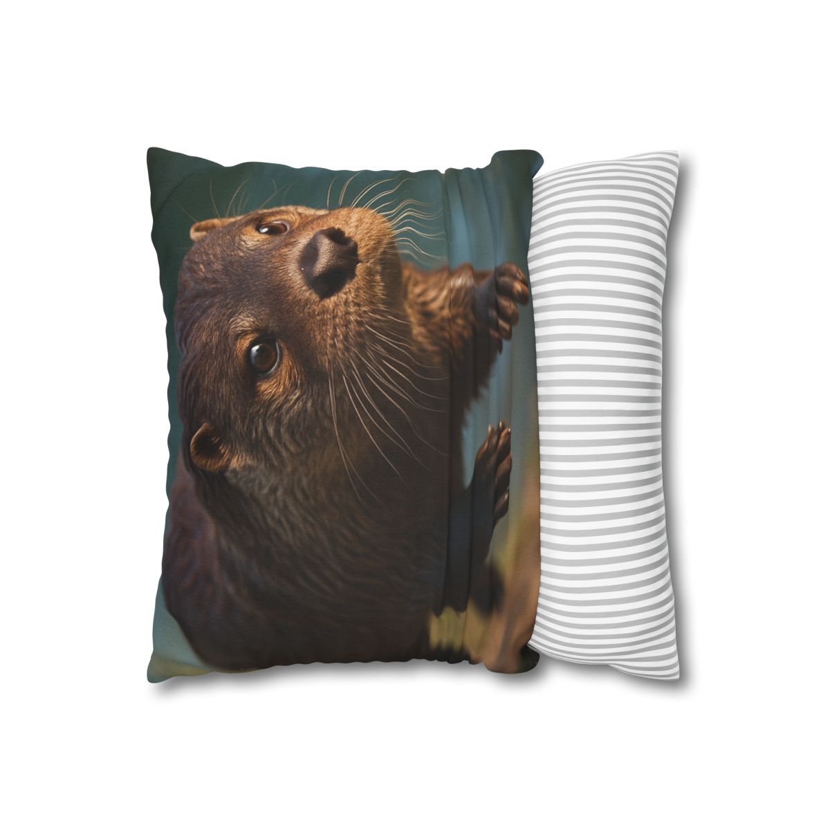 River Sprinter River Otter personalized pillow covers