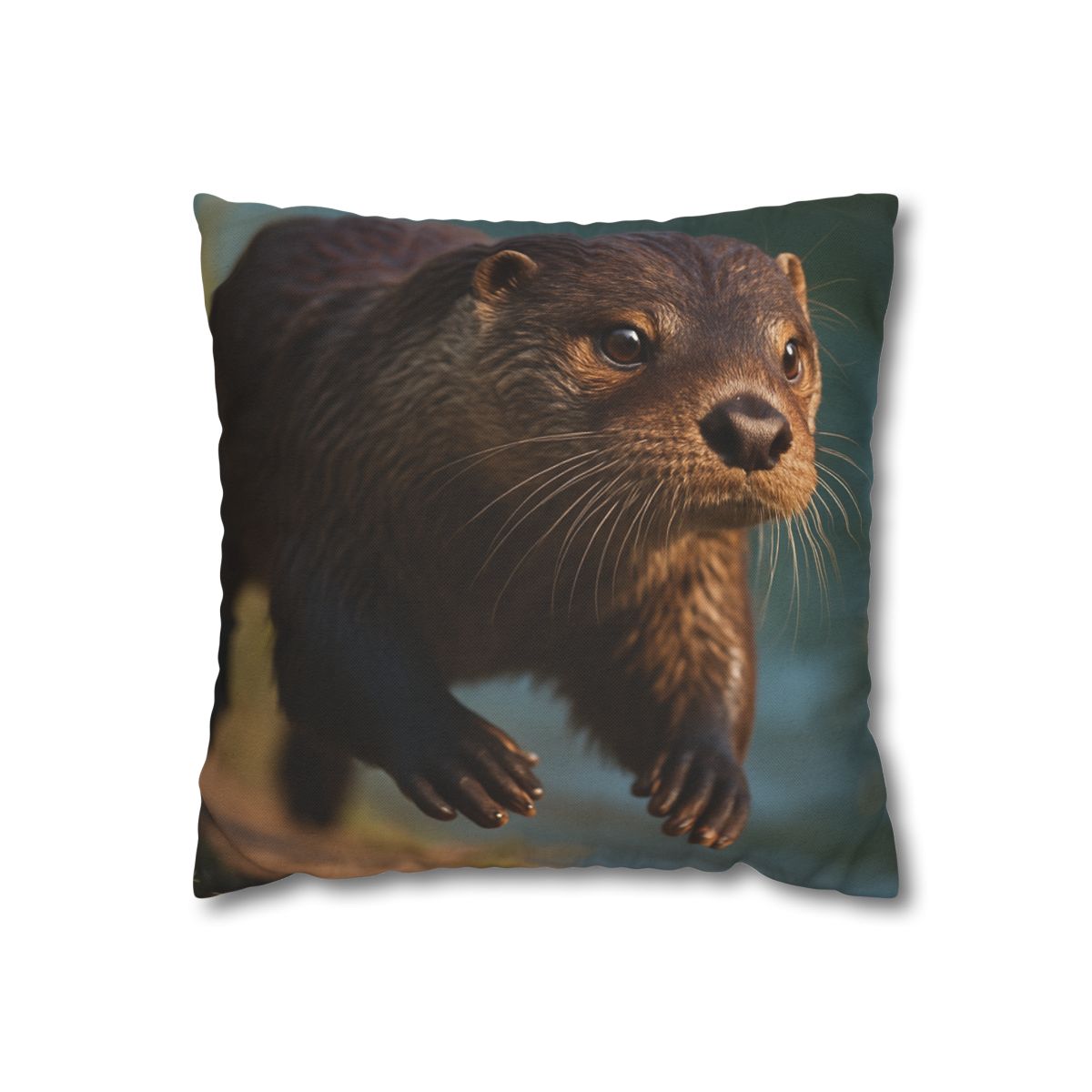 River Sprinter River Otter personalized pillow covers