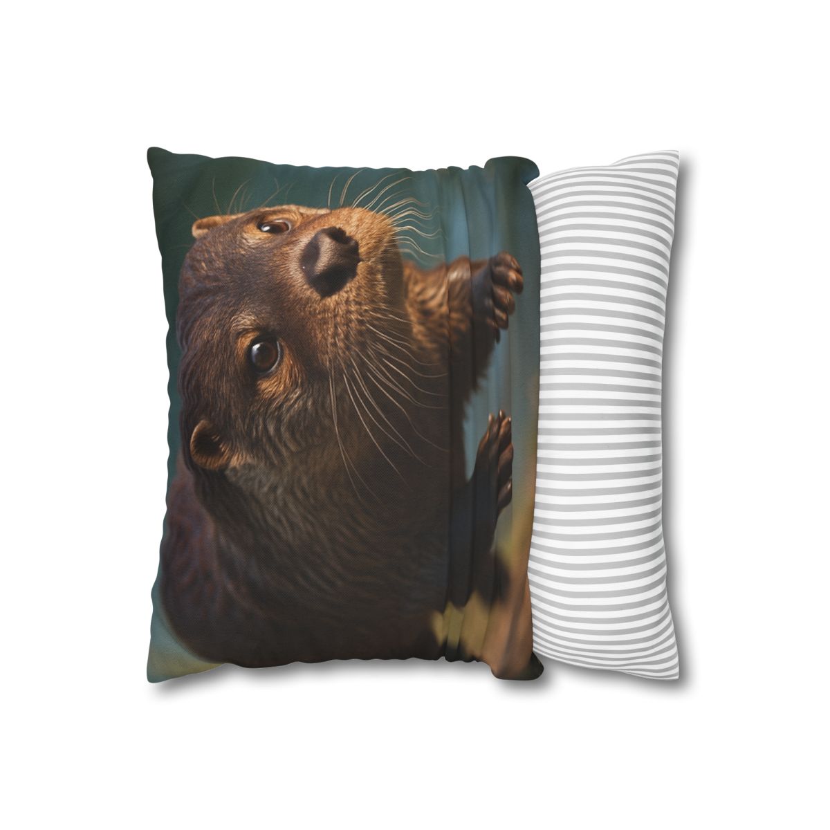 River Sprinter River Otter personalized pillow covers