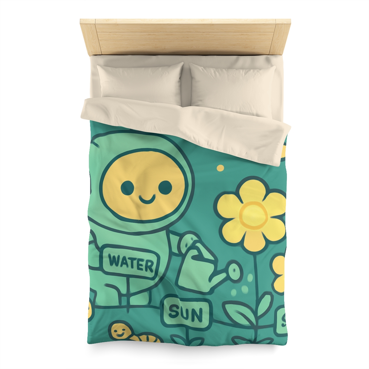 Robot Gardener And The Moonflower Patch warm winter duvets